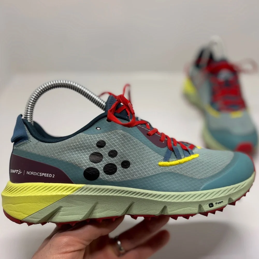 Craft Nordic Speed 2 Trail Running Shoes Women’s US 7.5 EUR 38.5 Lightweight - Picture 11 of 15